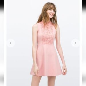 Zara Woman ruffle Combined dress